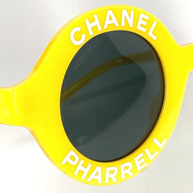 Chanel CHANEL 71314A logo Pharrell Williams eyewear glasses sunglasses Plastic yellow - view 5