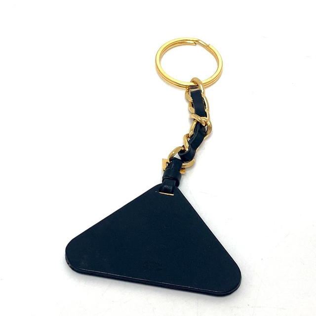 Chanel CHANEL 94P Triangular plate Charm key ring accessories, small items Key ring - view 2