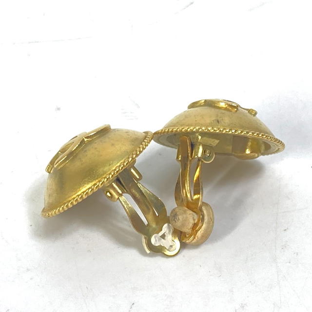 Chanel CHANEL 95P Logo CC CC Mark Round Accessories Earrings Metal Gold - view 5