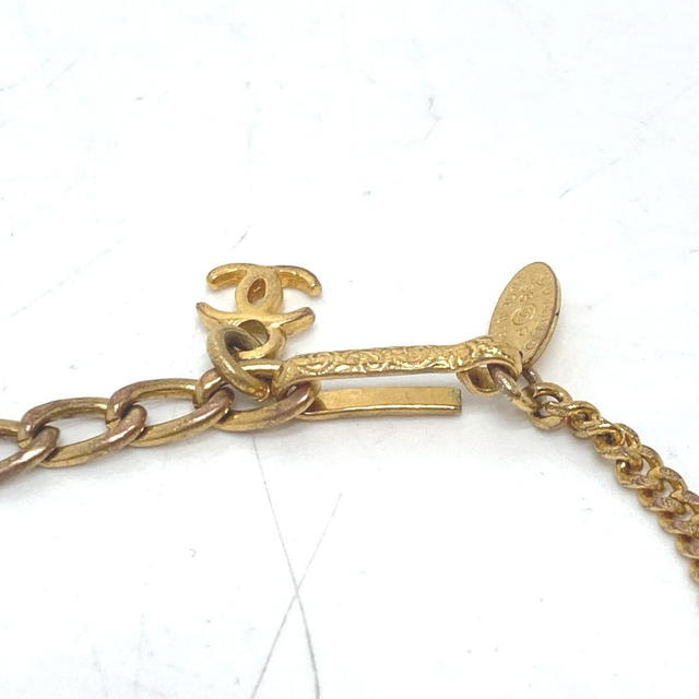 Chanel CHANEL 98P CC Mark Soccer Accessories Bracelet Metal Gold - view 4