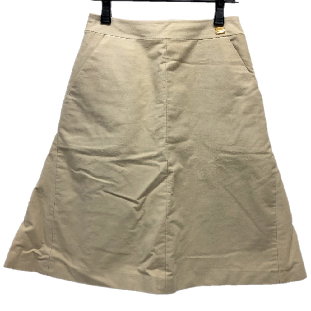 Chanel CHANEL AH951 Square logo pocket 01A Bottoms Trapezoid skirt Knee length skirt