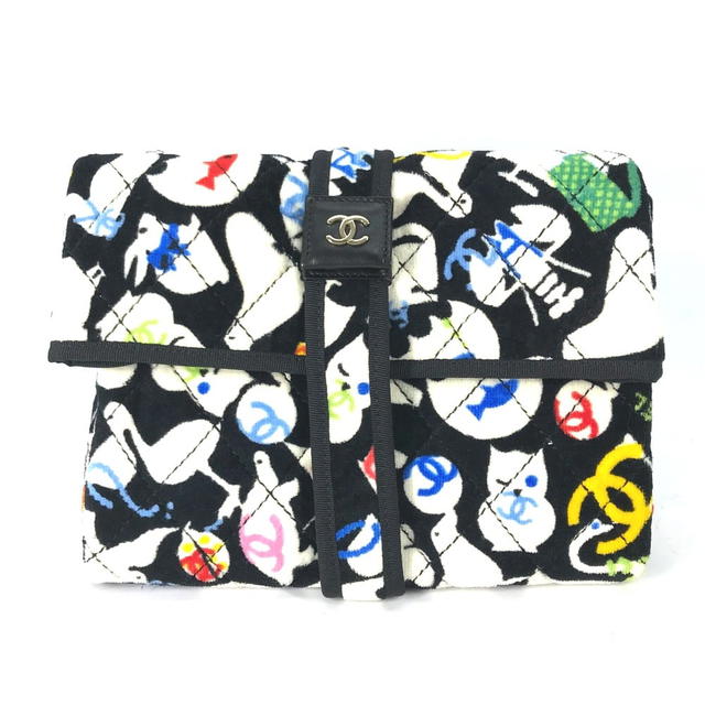 Chanel CHANEL Animal pattern Diaper change sheet BABY baby mat Black/Multicolore - view 2