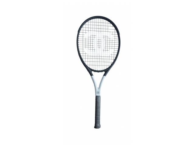 Chanel Chanel Black Tennis Racket With Leather X Chain CC Cover - view 2