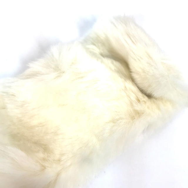 Chanel CHANEL Bracelet CC CC Mark Fur Faux Pearl Accessories Bangle fur White/Black - view 4