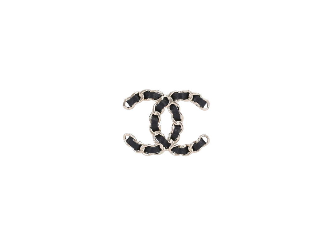 Chanel Chanel Brooch In Lambskin With Gold Metal Black