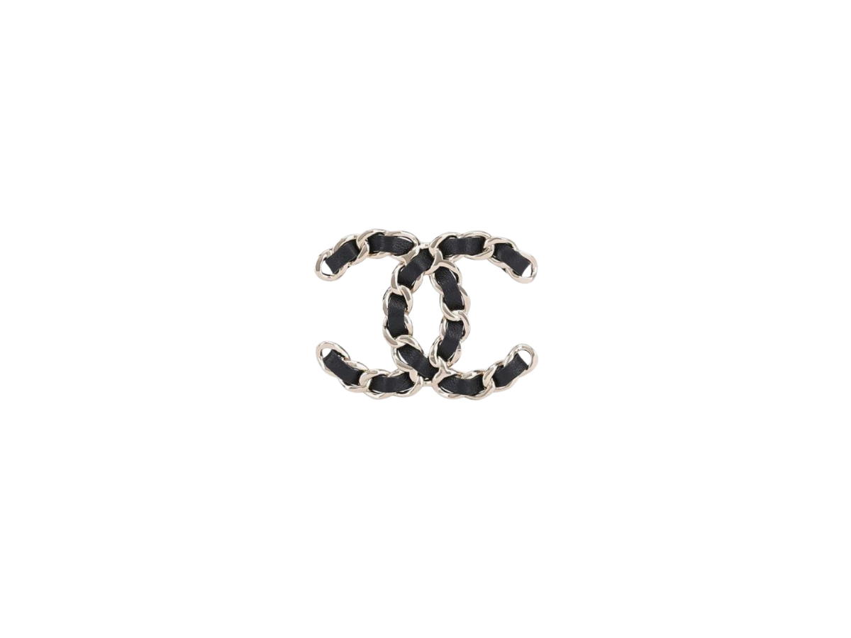 Chanel Chanel Brooch In Lambskin With Gold Metal Black