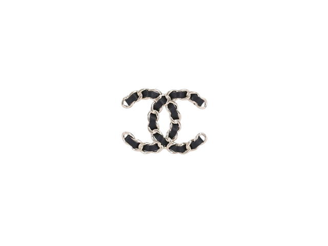 Chanel Chanel Brooch In Lambskin With Gold Metal Black - view 1
