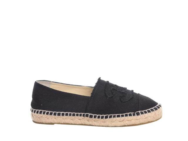 Chanel Chanel Canvas CC Espadrilles Black - view 1
