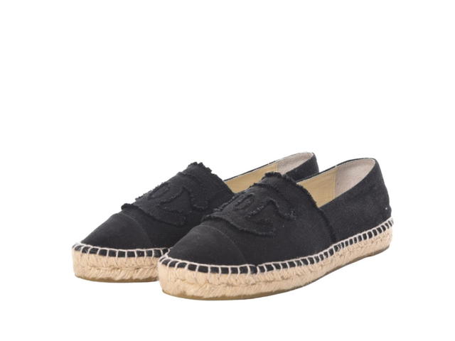 Chanel Chanel Canvas CC Espadrilles Black - view 2