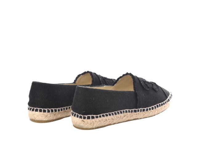 Chanel Chanel Canvas CC Espadrilles Black - view 3