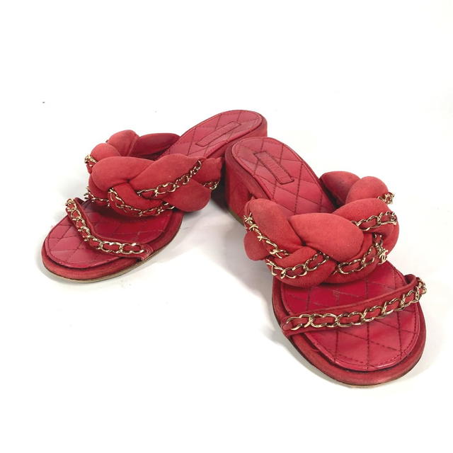 Chanel CHANEL CC CC Mark Chain Matelasse Quilted Shoes shoes heel Sandals - view 2