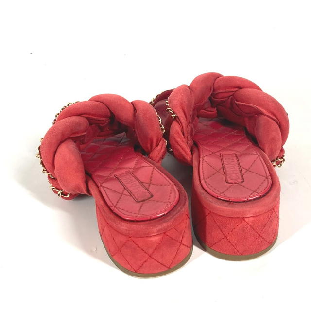 Chanel CHANEL CC CC Mark Chain Matelasse Quilted Shoes shoes heel Sandals - view 4
