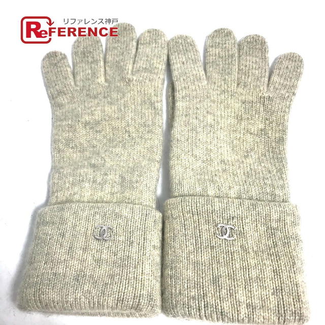 Chanel CHANEL CC CC Mark Glove gloves Cashmere BeigeBased - view 1