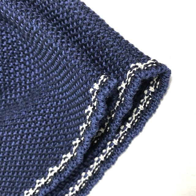 Chanel CHANEL CC Mark Sleeveless Dress Tops cotton Navy 34 - view 3