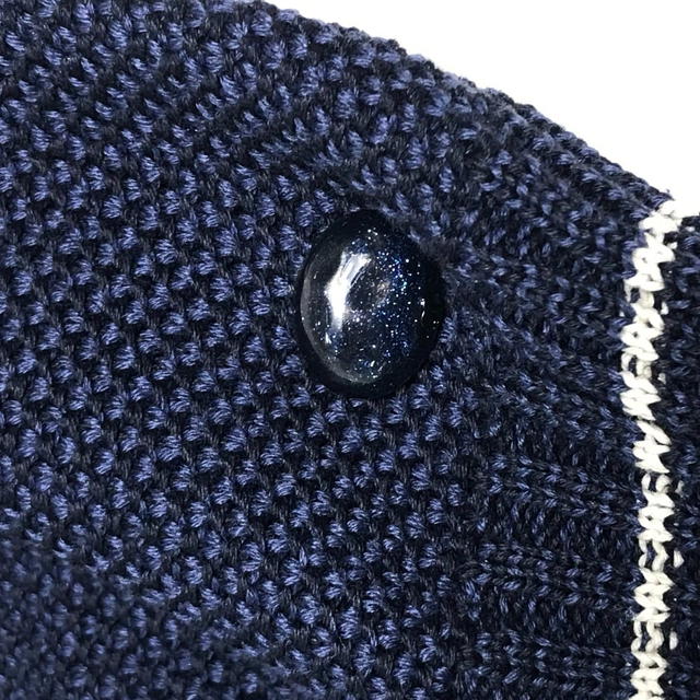 Chanel CHANEL CC Mark Sleeveless Dress Tops cotton Navy 34 - view 4