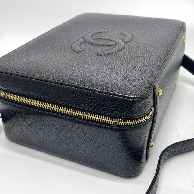 Chanel CHANEL CC Mark Vanity decacoco 2WAY Hand Bag Caviar Leather Black/GoldHardware - view 4