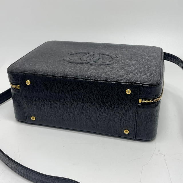 Chanel CHANEL CC Mark Vanity decacoco 2WAY Hand Bag Caviar Leather Black/GoldHardware - view 5