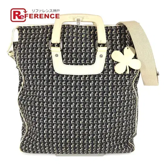 Buy CHANEL Clover logo 2-way bag Handbag Vertical Tote Crossbody Shoulder Bag at Sasom – Authentic and Ready to Ship