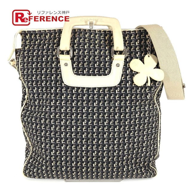 Chanel CHANEL Clover logo 2-way bag Handbag Vertical Tote Crossbody Shoulder Bag - view 1