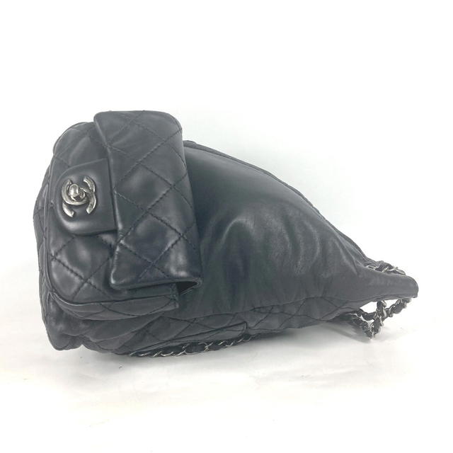 Chanel CHANEL Double Pocket Quilted Bag Zipper Chain Backpack - view 5