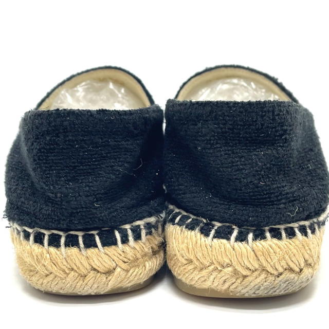 Chanel CHANEL G29762 CCCC Mark Espadrille Flat shoes Slip-on tweed / enamel Black 9 - view 3
