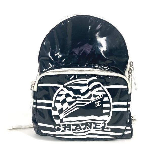 Chanel CHANEL LA PAUSA Bag Backpack Bicolor Backpack PVC Black/White - view 2