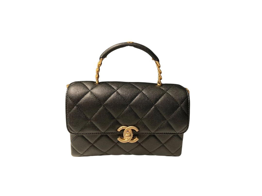 Chanel Chanel Mini Flap Bag With Top Handle