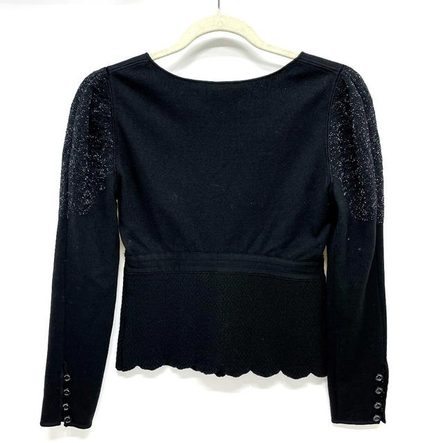 Chanel CHANEL P29091K00191 06A Glitter Knit Top & Flare Skirt Top and bottom Set - view 2