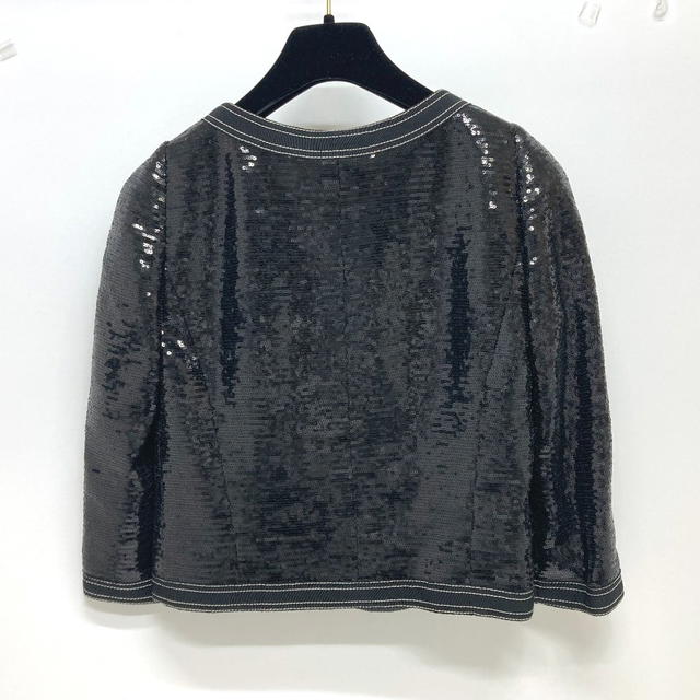 Chanel CHANEL P45044 Sequin Three-quarter sleeve Jacket Sequin Black - view 3