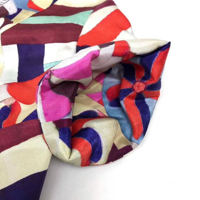 Chanel CHANEL P53088 Flower 16C Short sleeves Knee length Dress silk Multicolore 36 - view 4
