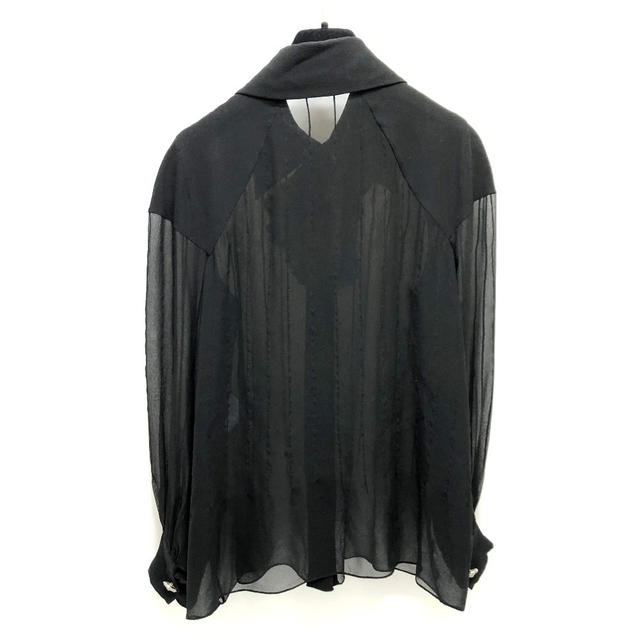 Chanel CHANEL P55115 See-through Camellia Brooch Blouses See-through blouse - view 3