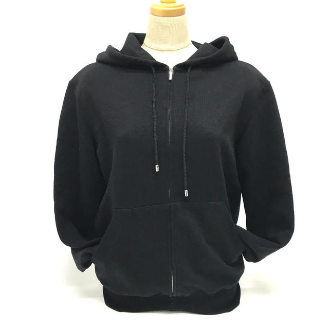 Chanel CHANEL P63299 Graffiti CC logo 20P sweatshirt Zip Up Parka Cotton / Sequin Black - view 2