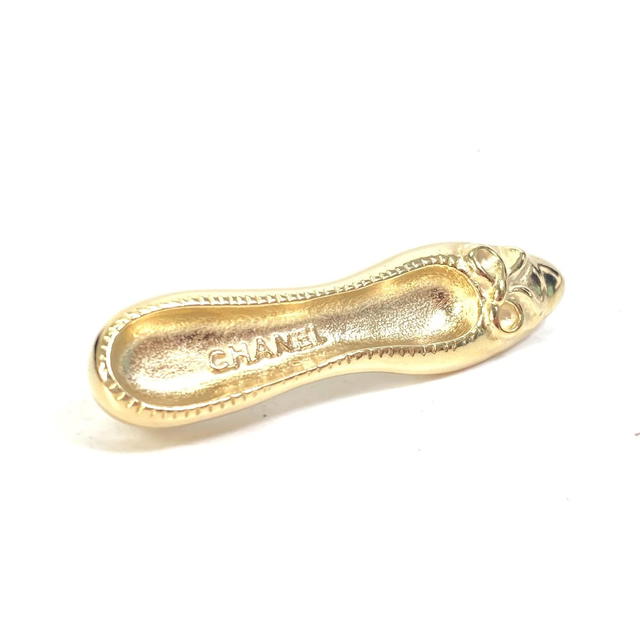 Chanel CHANEL pumps motif Pin Brooch B23A accessories Brooch Gold Plated Gold - view 2
