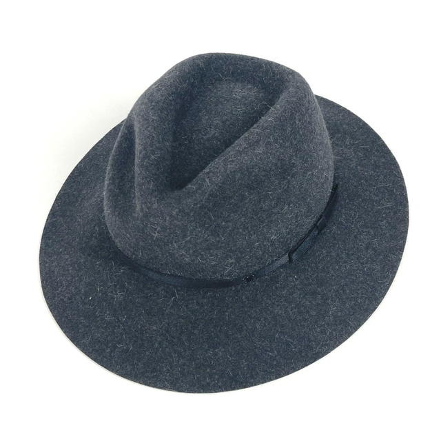 Chanel CHANEL Ribbon Logo Ribbon CC Mark hat bucket hat bob hat Rabbit gray/Black - view 2