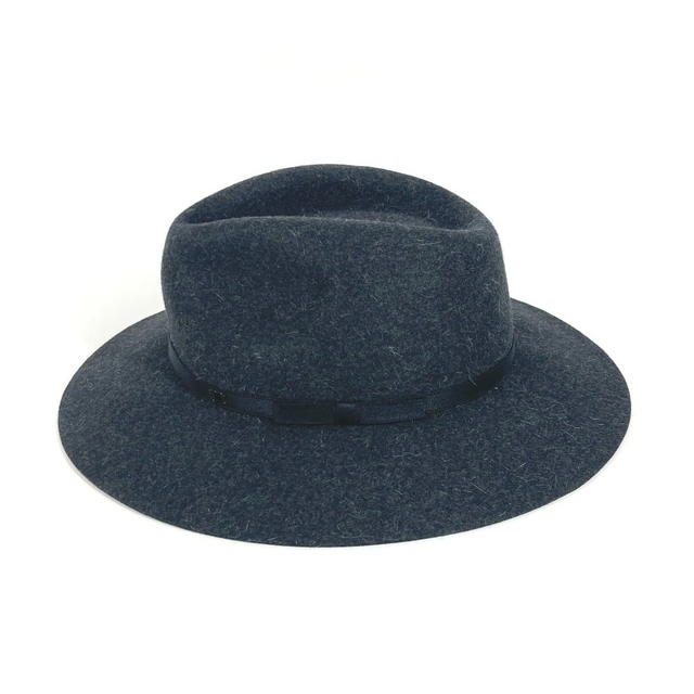 Chanel CHANEL Ribbon Logo Ribbon CC Mark hat bucket hat bob hat Rabbit gray/Black - view 4