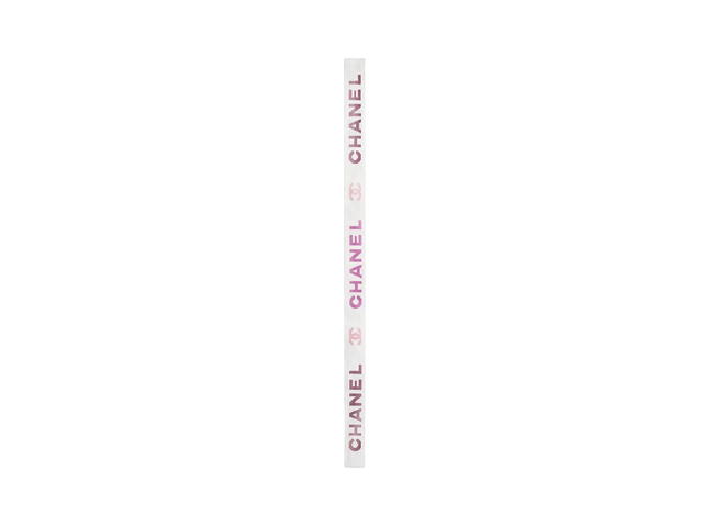 Chanel Chanel Slim Bandeau In Silk Twill Ecru-Purple-Pink Burgundy - view 2