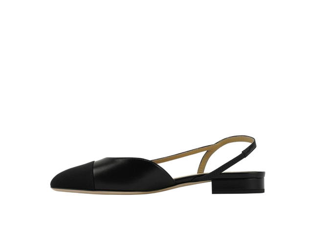 Chanel Chanel Slingbacks In Goatskin Grosgrain Black - view 2