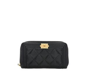 Buy Chanel Boy Chanel Small Zipped Wallet at Sasom – Authentic and Ready to Ship