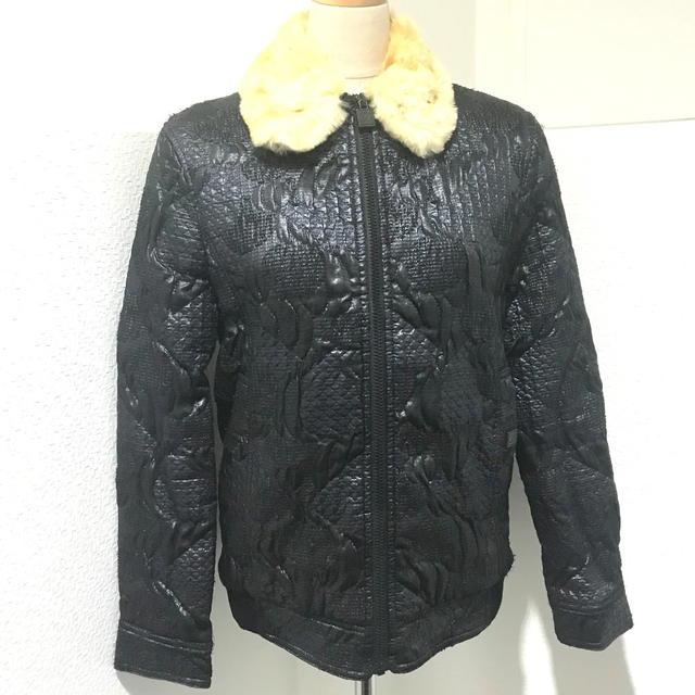 Chanel CHANEL Sports 08A Jacket with Fur Metallic Black/Metallic Navy - view 1
