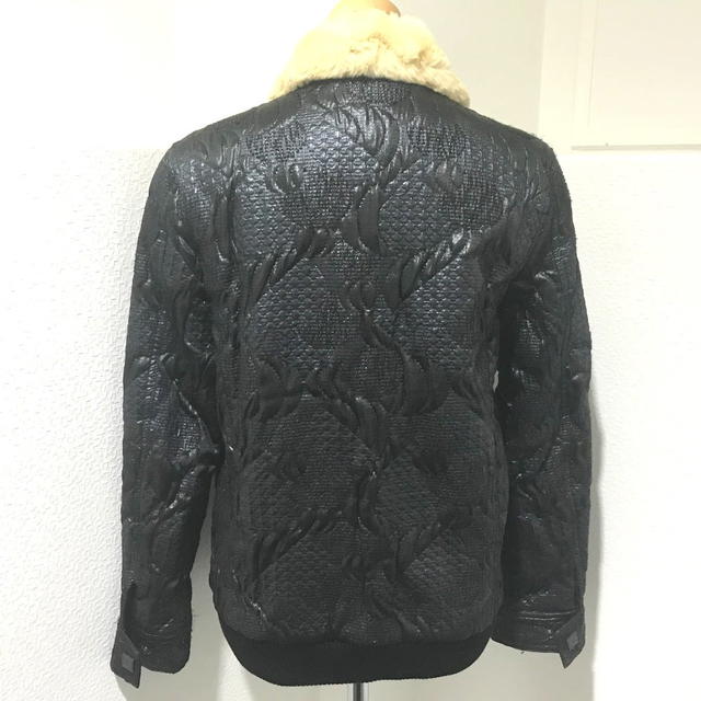 Chanel CHANEL Sports 08A Jacket with Fur Metallic Black/Metallic Navy - view 4
