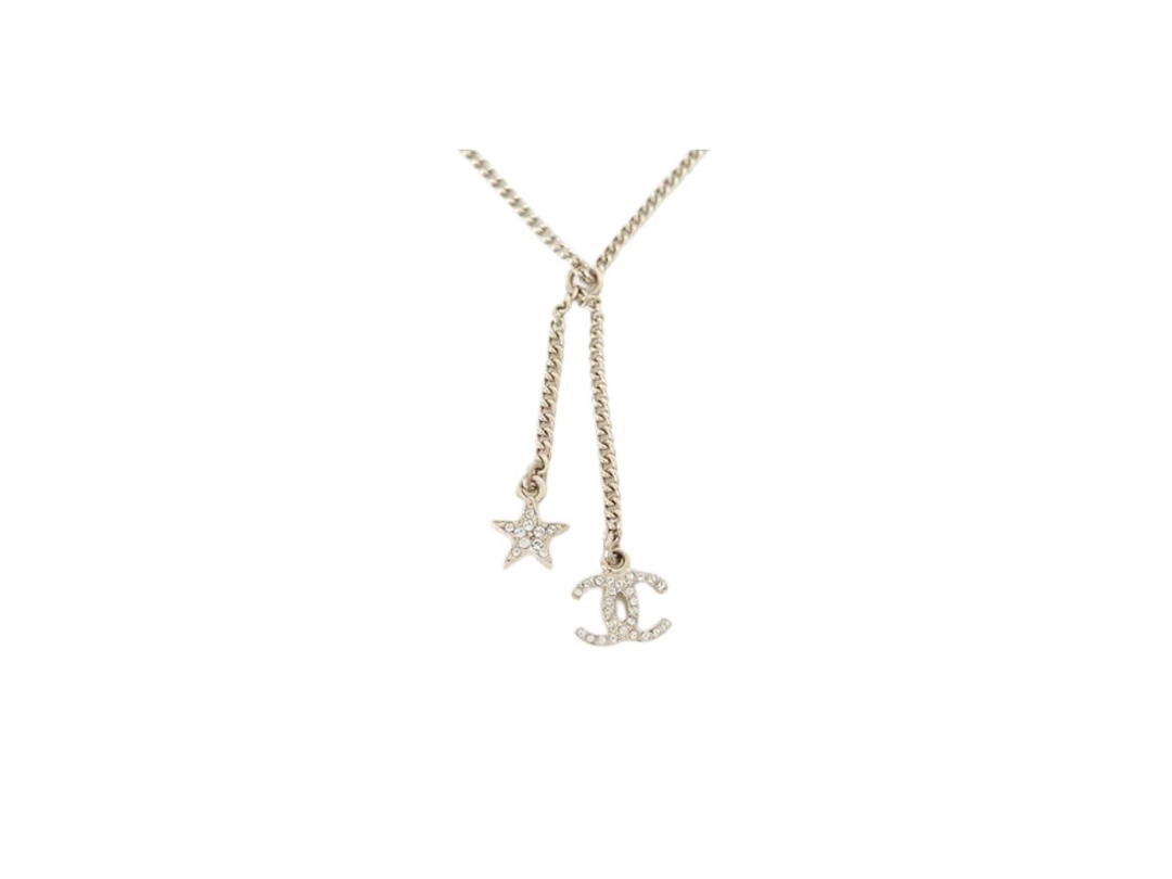 Chanel Chanel Star Necklace In Pendant Light Gold