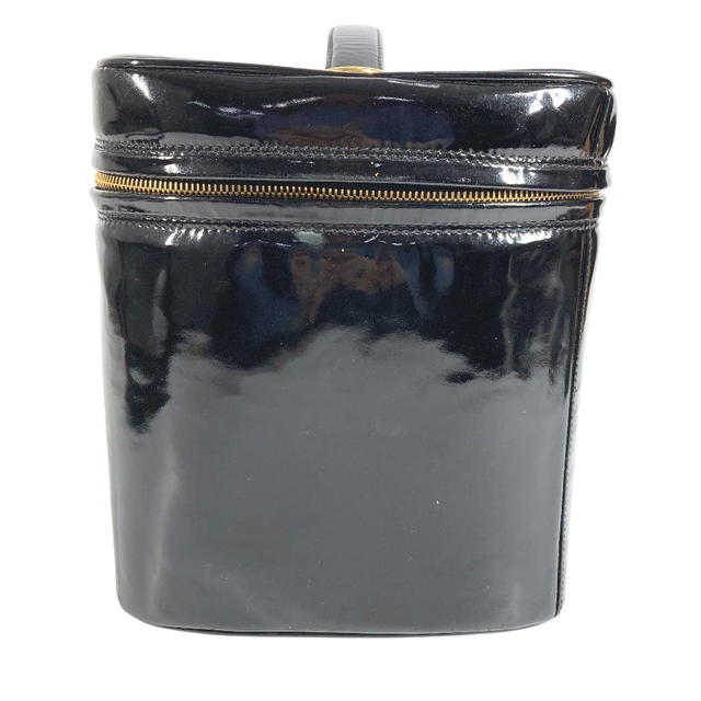 Chanel CHANEL vintage CC Vanity Bag 2WAY Shoulder Bag Hand Bag Patent Leather Black - view 5