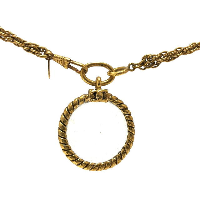 Chanel CHANEL vintage Loupe Necklace Metal Gold - view 2
