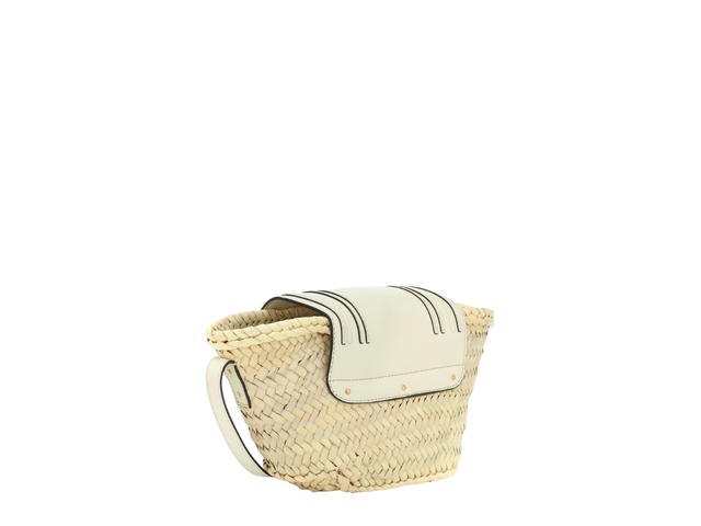 Chloé Chloé Marcie Small Raffia Natural White - view 2