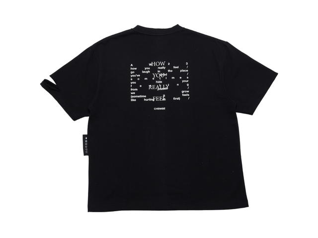 CHEMISE CHEMISE Are you in love Black T-Shirt - view 2