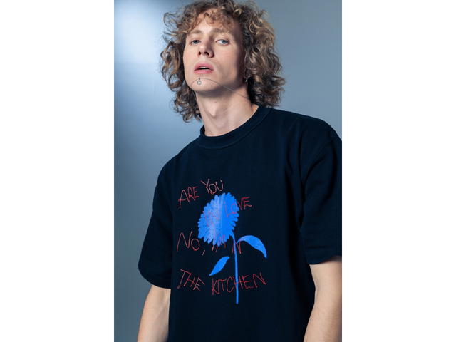 CHEMISE CHEMISE Are you in love Black T-Shirt - view 5