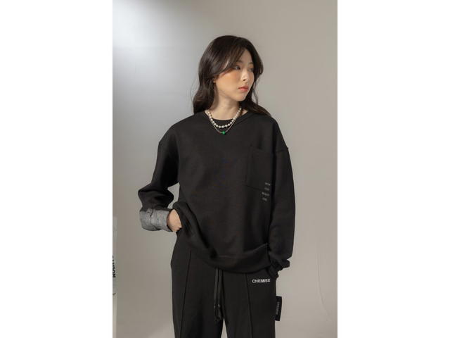 CHEMISE CHEMISE Black Sweatpants - view 5