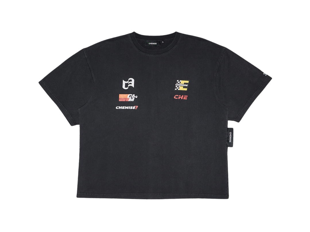 CHEMISE CHEMISE CHE Black Regular T-Shirt