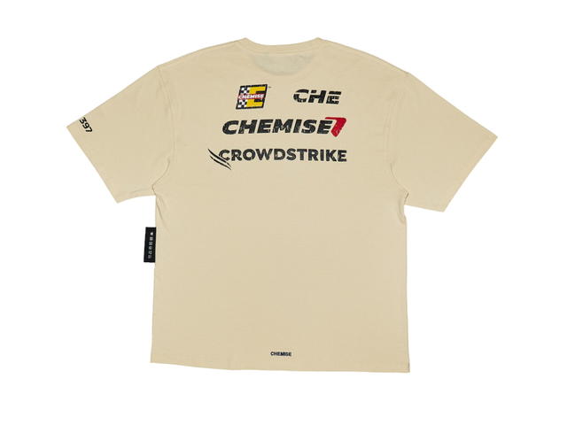 CHEMISE CHEMISE Crowd Beige Regular T-Shirt - view 2