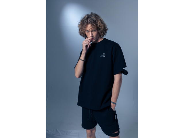 CHEMISE CHEMISE De Facto Black T-Shirt - view 6